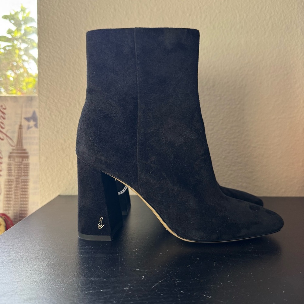 NWT SAM EDELMAN CODIE ANKLE BLACK BOOTIE Sz 6 (NO original box) - Picture 9 of 13